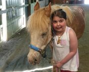 Marisa and Johnny at Special Strides Therapeutic Riding Center in Monroe Township
