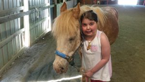 Marisa and Johnny at Special Strides Therapeutic Riding Center in Monroe Township